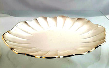 Elegante, Silber -F&auml;cherschale  gemarkt auf 3 Kugelf&uuml;&szlig;en profiliert Rand 26,x18