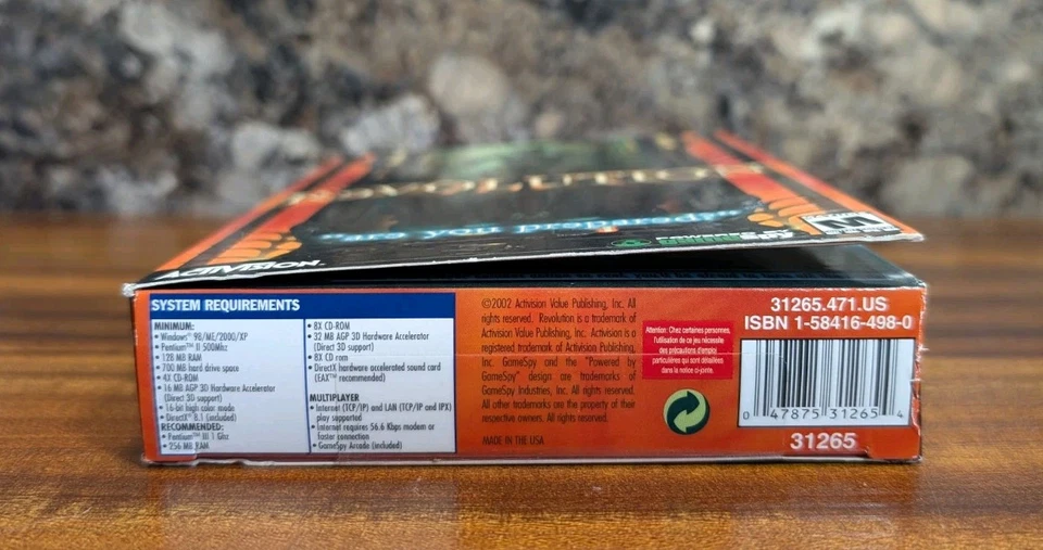 BNIB ReVOLUTION Small Box PC Game by Activision Windows Unopened  - Image 4 of 4