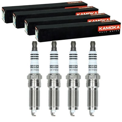 4x KAMOKA ZÜNDKERZEN 7100022 passend für 4-ZYLINDER FORD C-MAX FIESTA FOCUS