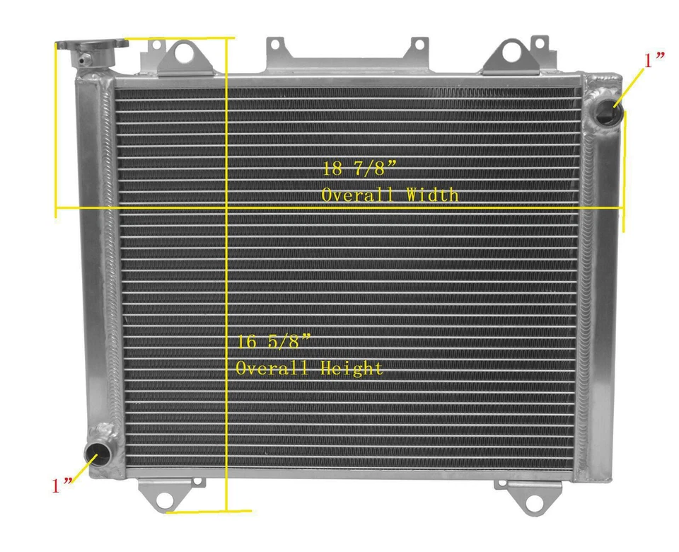 All Aluminum Radiator For 2014-2021 Kawasaki Teryx 800 KRF800/Teryx4 800 KRT800 - Изображение 2 из 4