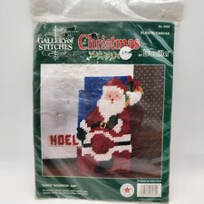 Santa Doorstop Christmas Gallery of Stitch Bucilla Plastic Canvas Kit 6960