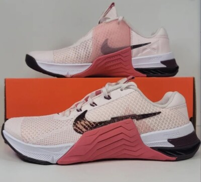 Nike Metcon 7 Sport Gym Tennis Run Workout Trainer, Pink/Beetroot