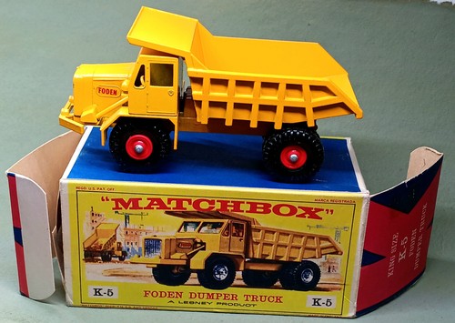 Matchbox Series (Lesney ) King K-5 Size Foden Dumper Truck In Great Condition