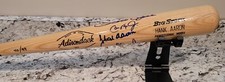 Pete Rose Cal Ripken Jr Hank Aaron Nolan Ryan Signed Baseball Bat 40/99 JSA Cert