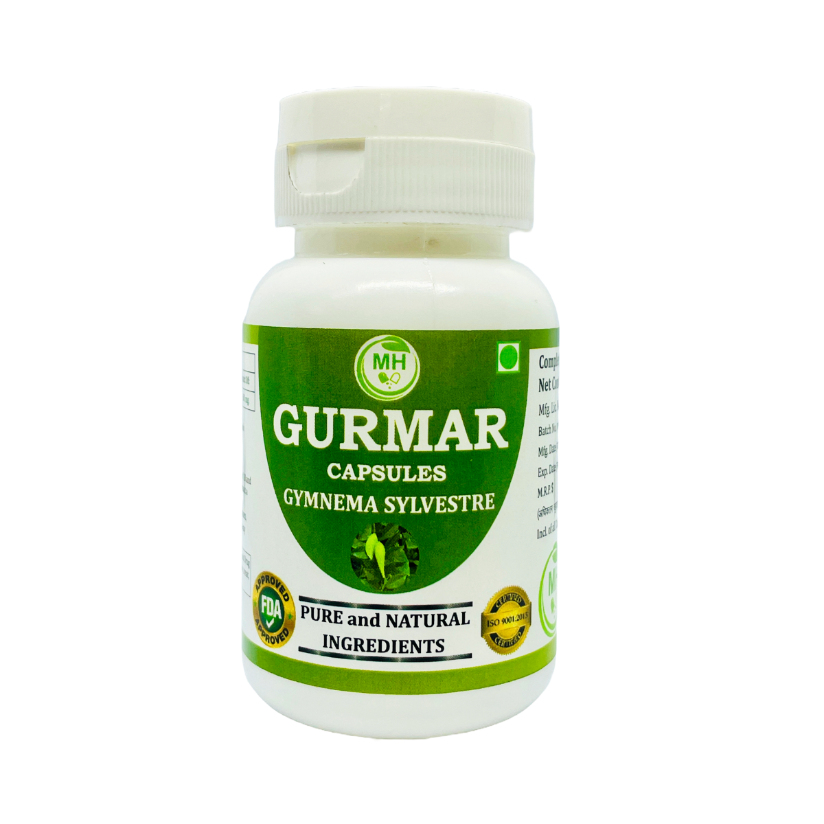 Complément Alimentaire Gymnema (Gurmar) 400 Mg - 60 Gélules Medica Herbs