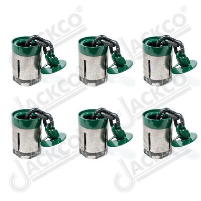 6 -Jackco Anchor Pots for Auto Body Frame Machines and Pulling Posts Made in USA