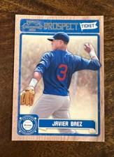 2011 Playoff Contenders Prospect Ticket #RT13 Javier Baez Cubs 