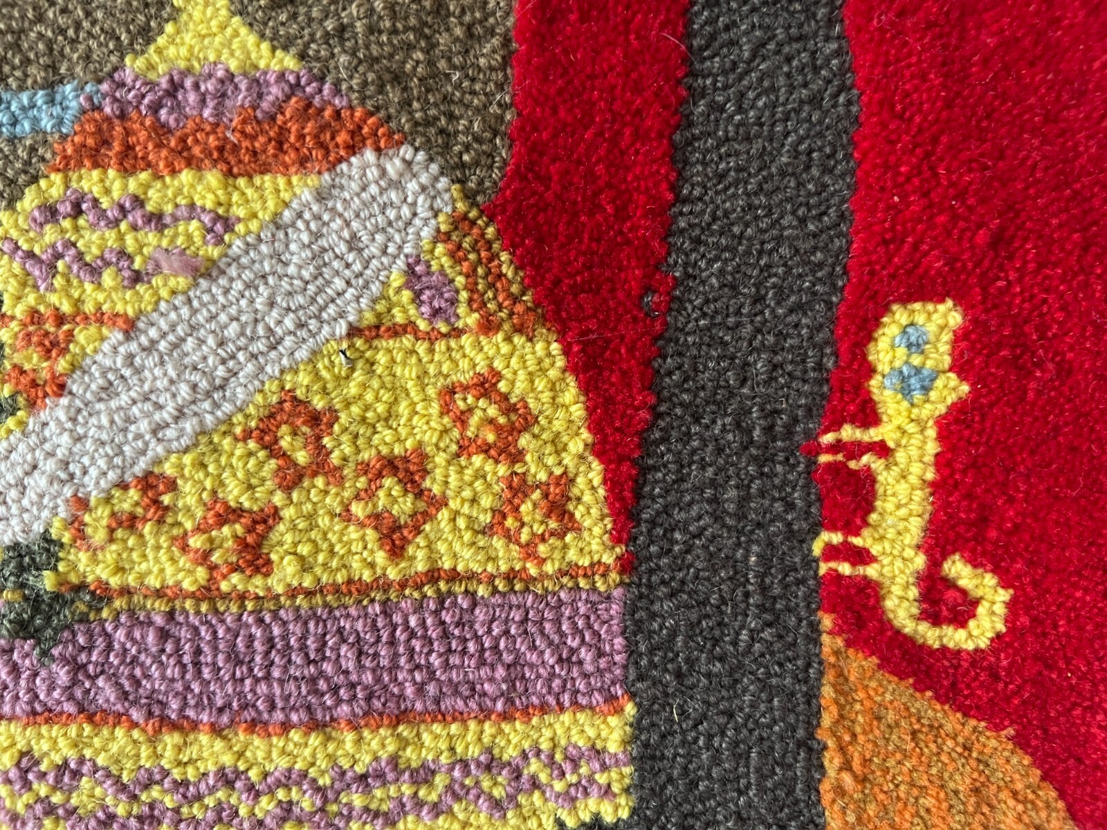 Vintage 1960's Mid Century Modern Evelyn Ackerman ERA Industries Tapestry