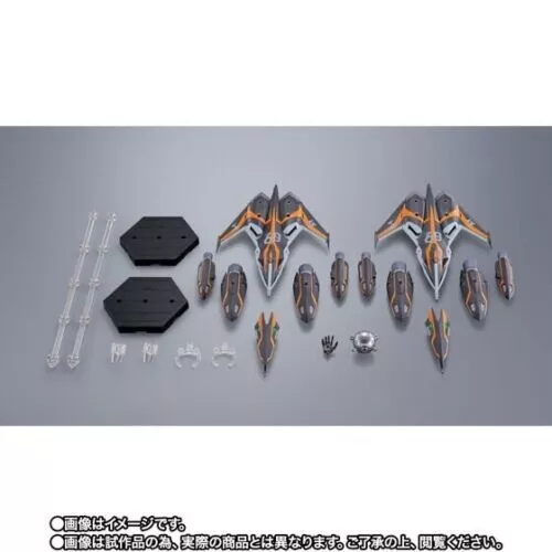 DX Chogokin VF-31AX Kairos Plus Hayate Immelmann Super Ghost set from Japan DX Chogokin VF-31AX Kairos Plus Hayate Immelmann Super Ghost set from Japan