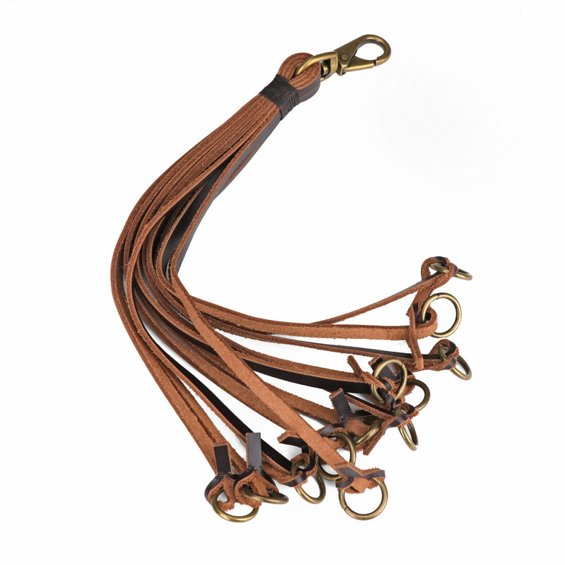 TOURBON Leather Game Carrier 12 Birds Hanger Duck Strap for Pigeon Pheasant