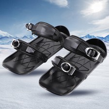 Coppia di mini sci invernali skate scarpe invernali,sci corti pattini da neve adulti unisex