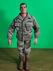 GI Joe 11” Figure 2001 Hasbro Action Figurine Bage uniform brown boots. (D4)