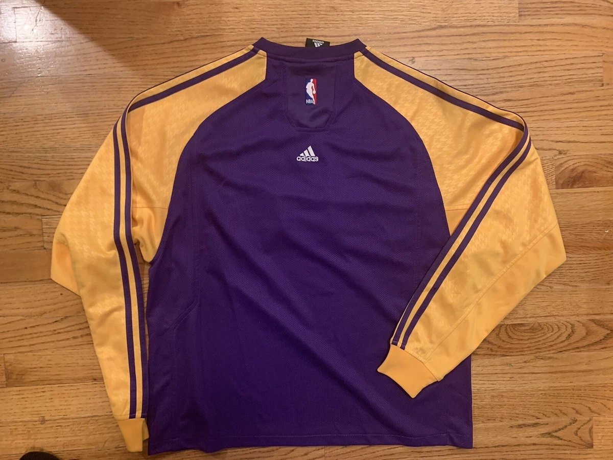 NBA LOS ANGELES LAKERS ADIDAS Authentic WARM UP LONG SLEEVE