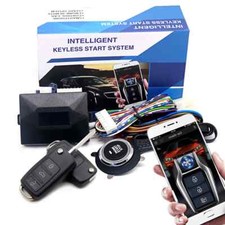 Car Alarm Start Keyless Entry System For Car Push One Button Start Stop System