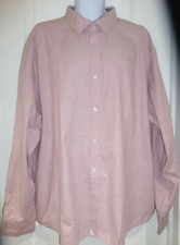UNTUCKit "Nocera" Mens LS Dress Casual Shirt, Pink, Size 3XLC, NWT