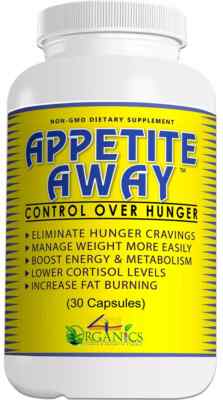 Appetite Away Diet / Weight Loss / Hunger Suppressant Supplement, Pack of 3 .