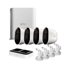 Arlo Pro 5S Wireless 2K Security Camera System SmartHub VMB4540 and Dual Charger