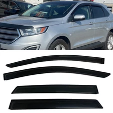 Fit for 2015-2024 Ford Edge Window Visors Sun Vent Shade Rain Wind Guard Smoke