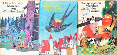    3x klassische Märchenbücher - Grimm Andersen Hauff - Sammlung Bücherpaket