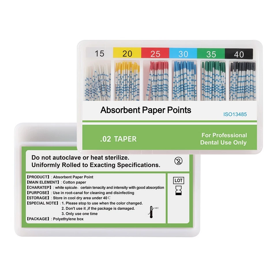 Dental Absorbent Paper Points/Gutta Percha Points with Scale Obturating Tips Bar - Image 4 of 4