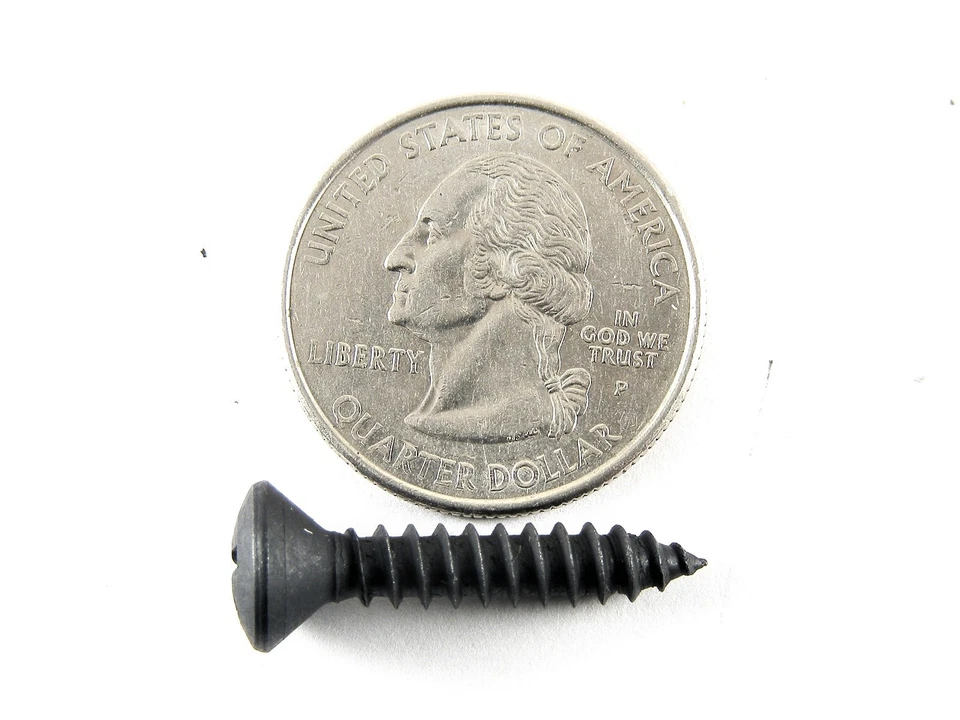 Tornillos interiores Mitsubishi - #10 x 1/2" a 1" de largo cabeza ovalada - 75 piezas (25ea)- #355 Foto 4 de 4