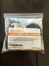 Jambini TV  Furniture Straps Metal Baby Safety Anti-Tip Heavy Duty All Flat