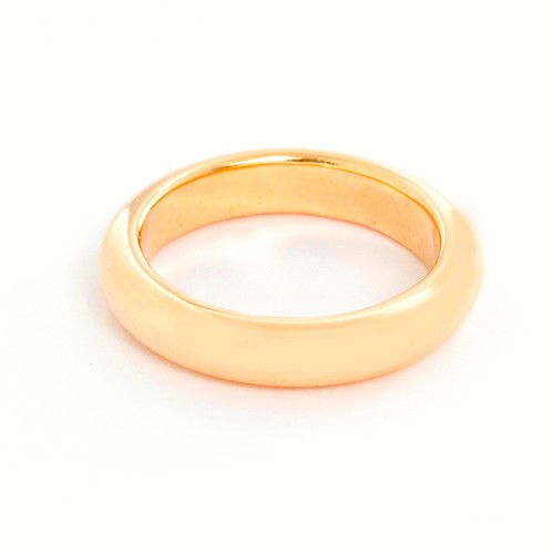 18K YELLOW GOLD THIN WEDDING BAND SIZE 6.5 item# j9853 - Picture 2 of 4
