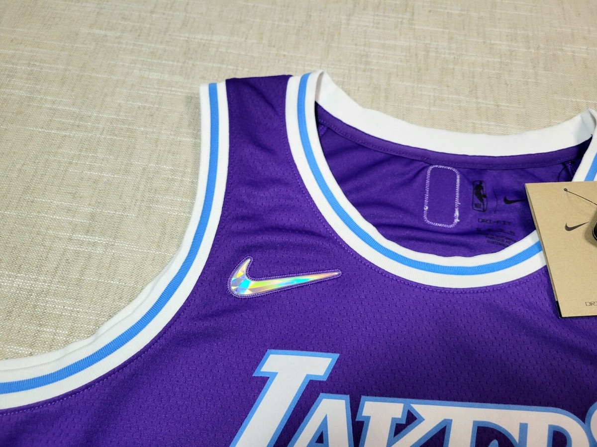 NIKE LA Lakers Lebron James #6 Swingman City Edition Jersey Purple