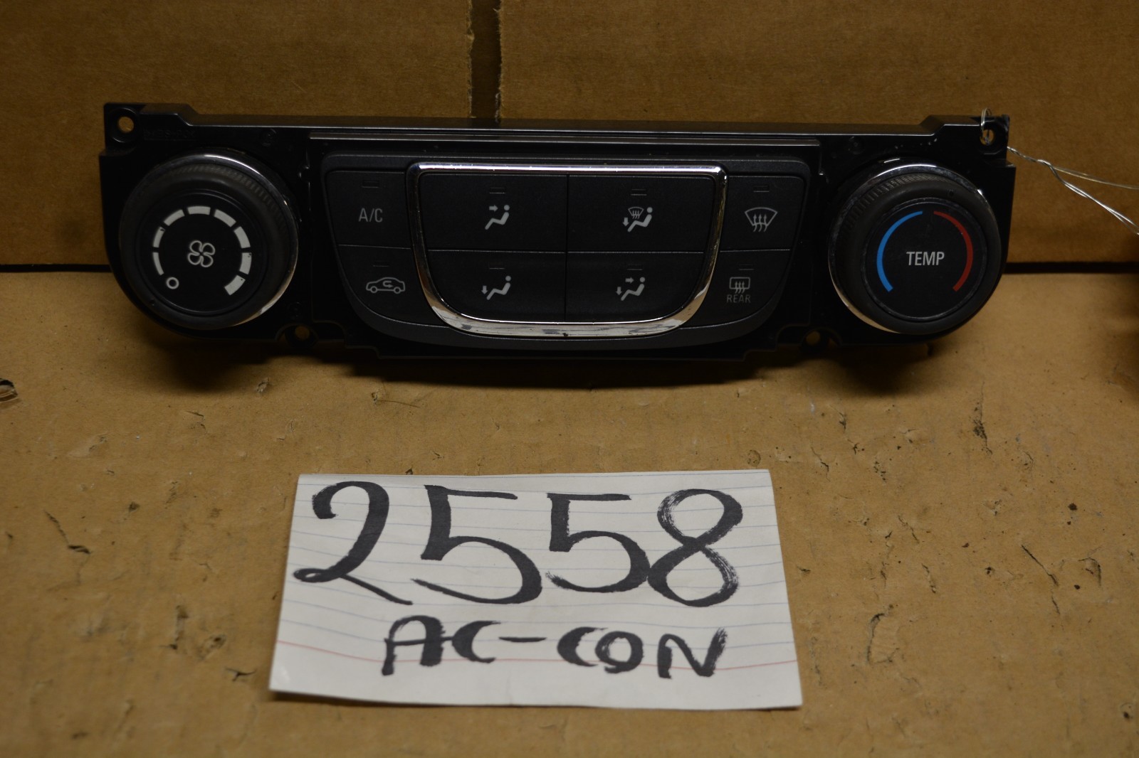 2014 2015 Chevrolet Impala AC and Heater Control Used Stock #2558-AC 