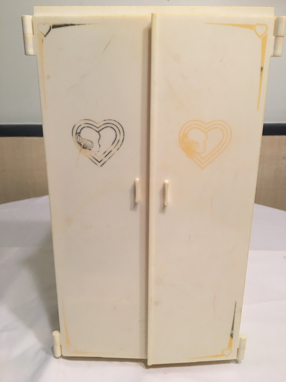 Vintage Barbie armoire wardrobe furniture 1970s rare Gem