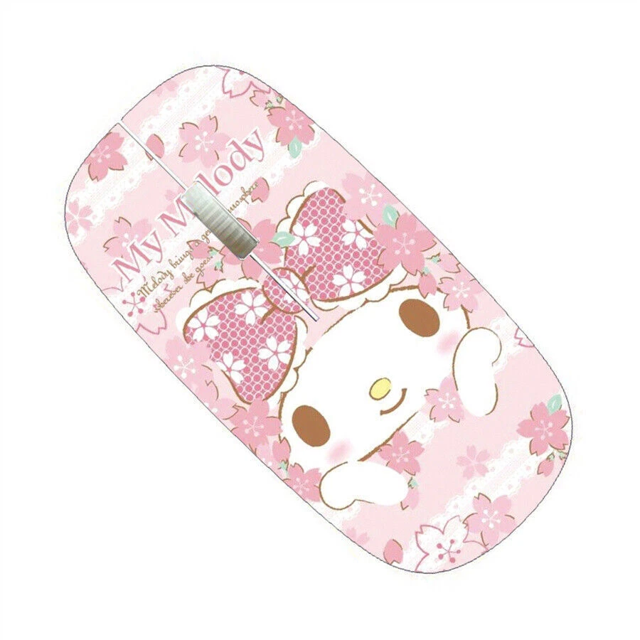 Cute My Melody USB Pink Wireless Mouse Cartoon Laptop Gaming Remote Mice Gift - Image 3 of 4