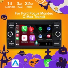 Per Ford Focus Mondeo C-Max Transit Android autoradio stereo carplay GPS BT5.0