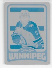 2024-25 OPC Printing Plate 1 of 1 Cyan Jets Alex Iafallo card# 398