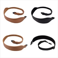 Rifle Sling Gun Sling Buffalo Hide Leather Sling with Swivels,Durable Gun Strap 
