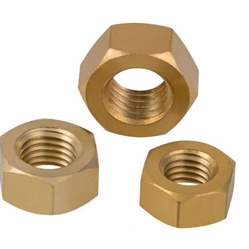 M1.4/M1.6/M2/M2.5/M3/M4/M5/M6/M8/M10/M12-M24 Messing Sechskantmuttern Sechskantmuttern DIN 934 - Bild 3 von 4