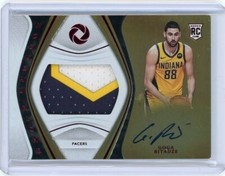 2019-20 Panini Opulence Ruby Rookie Patch Auto #NRP-GB Goga Bitazde #79/88