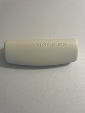 Anne Klein White Clamshell Glasses Hard Case