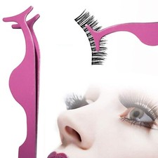 10PC False Eyelash Applicator Tweezers   Extension  Removal Tool Clip Nipper