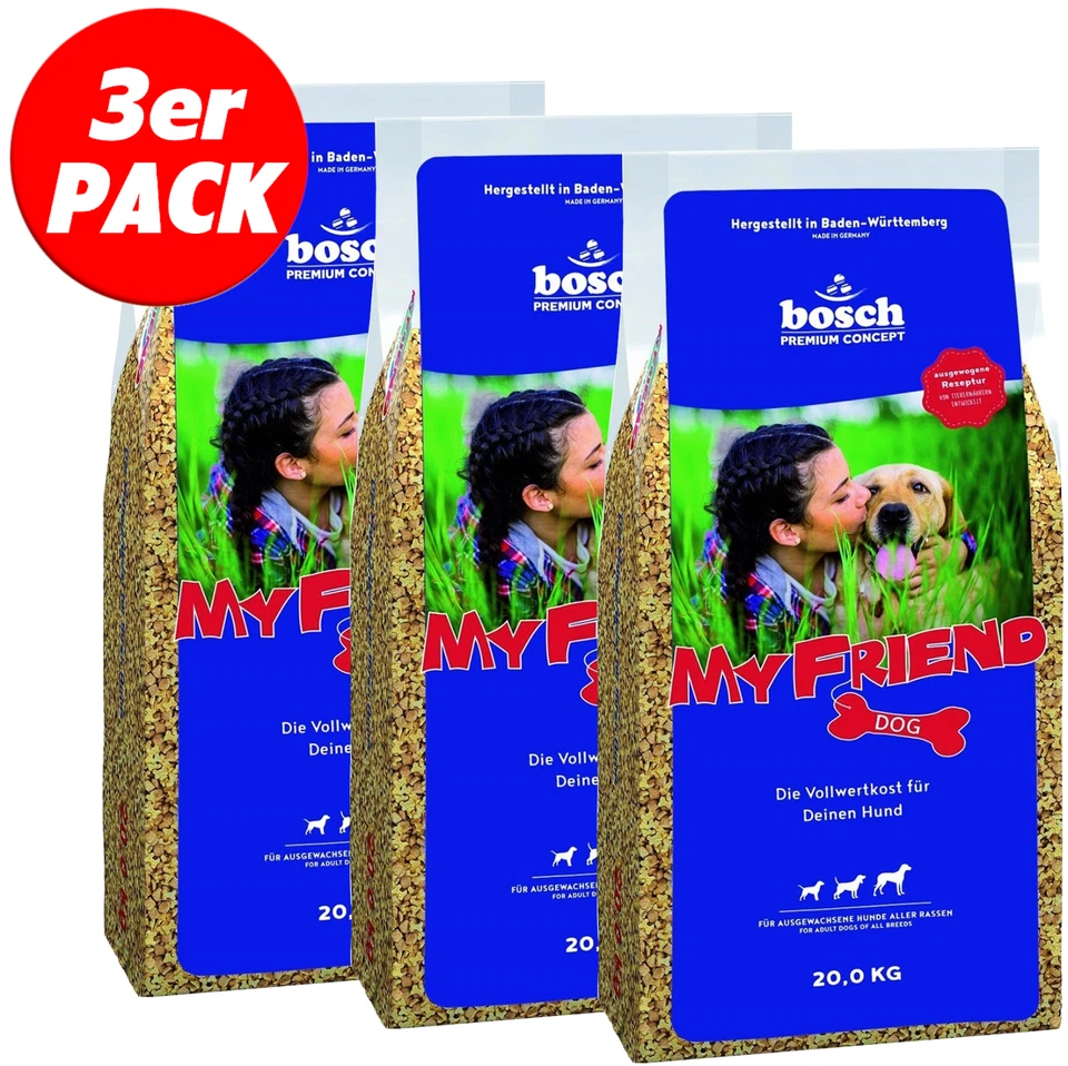 Hundefutter BOSCH My Friend Adult Trockenfutter Hunde 3x20kg - Bild 2 von 4