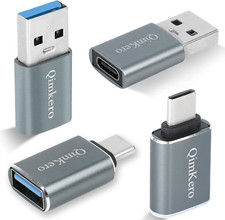  4-Pack 2  Type C Female to a Male Charger Converter  2  USB C Male to USB F