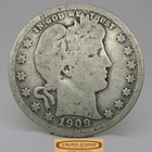 1909 Barber Silver Quarter - #C49539NQ