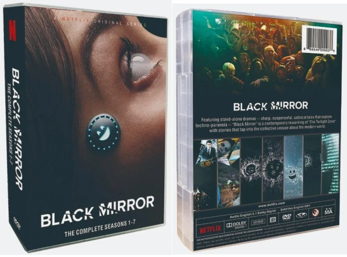 Black Mirror: The Complete TV Series Season 1-7 (DVD 14-Disc NEW ) Region 1 !