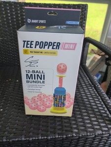 Baseball Hitting Tee Popper Mini Practice Equipment for With 10 Balls