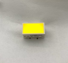 Yellow 2 LED Rectangular Bar Display 588nm Kingbright DE2YD New