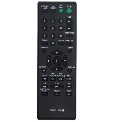 RMT-D187A Replace Remote Control fit For Sony DVD Player DVP-NS718H DVP-SR101P