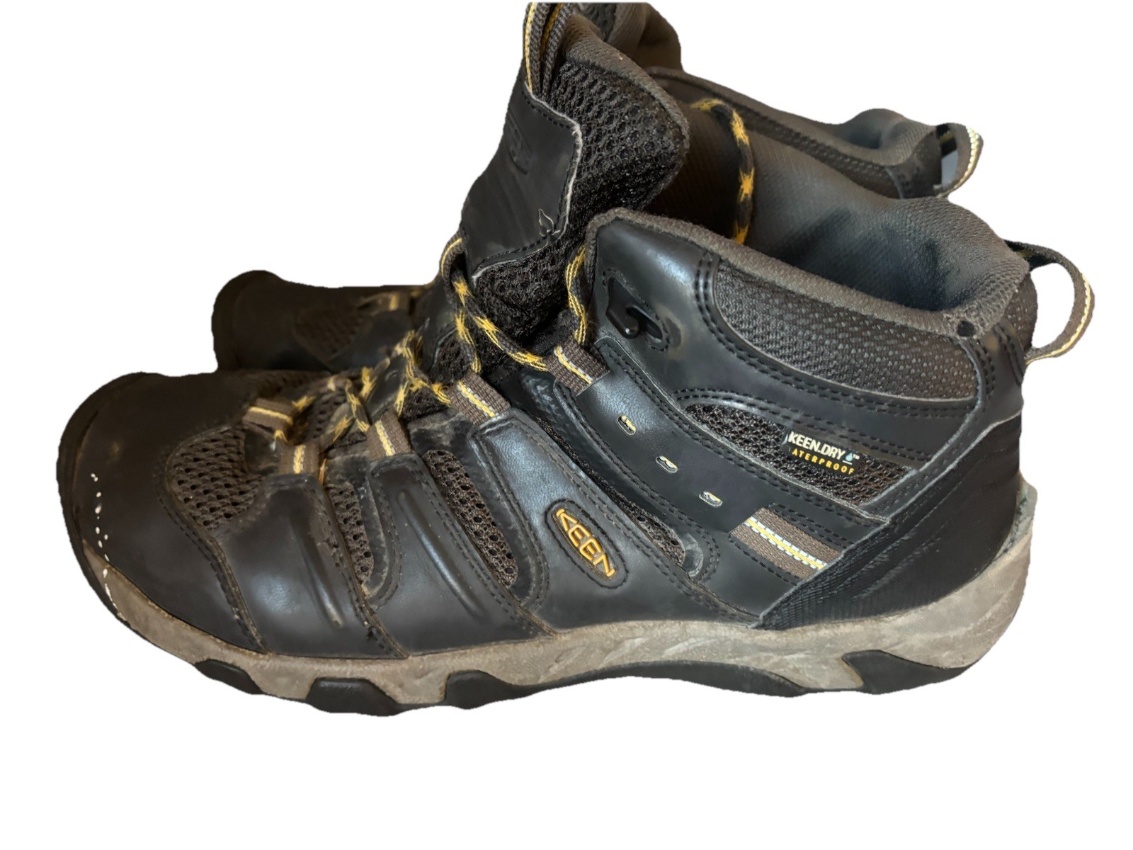 Stivali da trekking Keen Dry uomo taglia 11 Gorp outdoor utility trails campeggio caccia