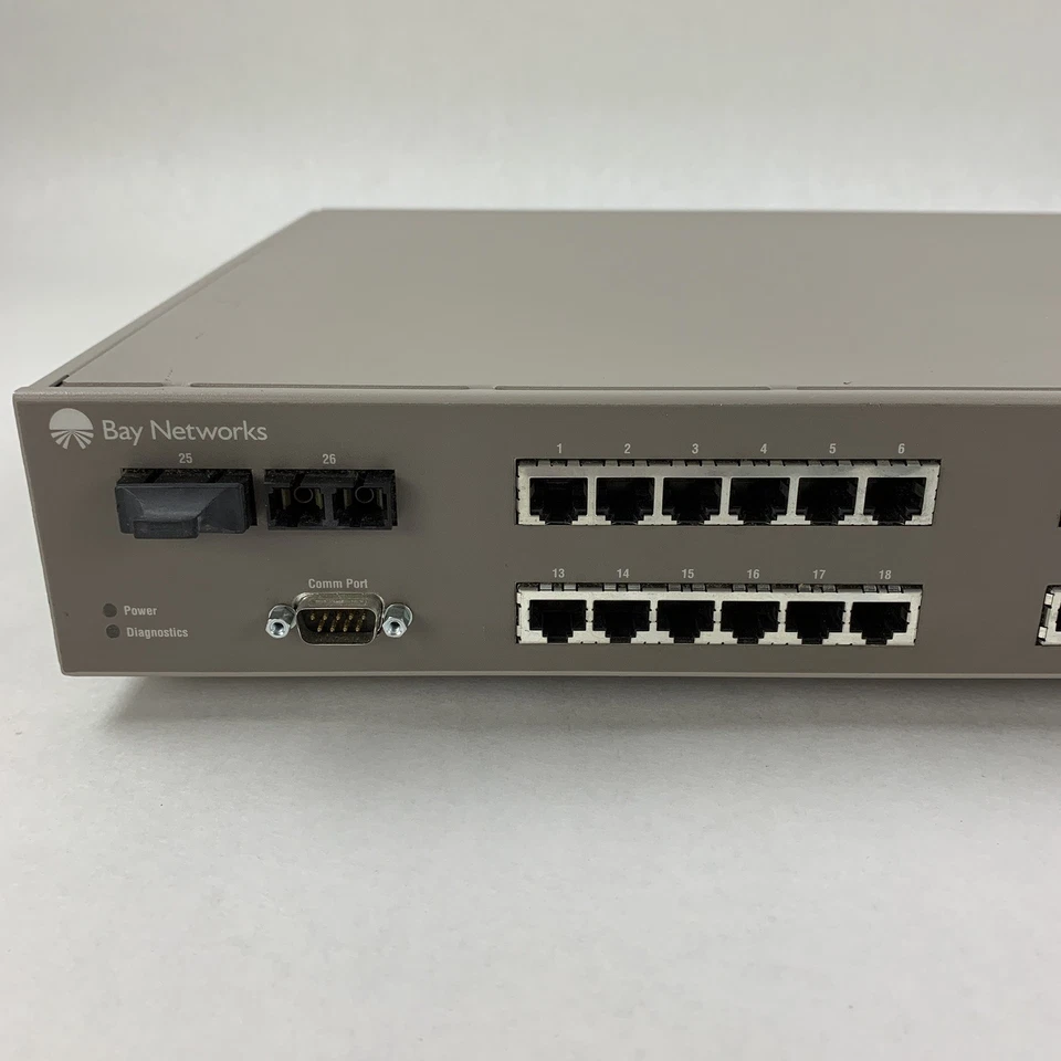 Bay Networks Baystack 350F-HD AL2012A08 24 Ports 10/100 Autosense Switch Tested - Image 3 of 4