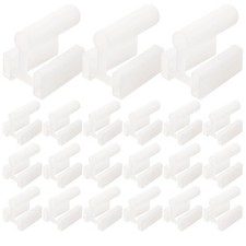 Angoily 100Pcs Plug Outlet Cover 3 Prong Proof Electrical 2.5x2cm, As Shown