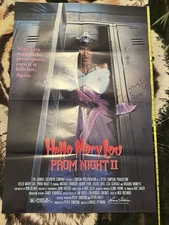 Prom Night II 2 Hello Mary Lou Original Movie Poster Promo Release Folded Rare