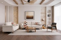 Elegantes Wohnzimmer-Set Mit Zwei 3-Sitzer Sofas Und Sessel Modern